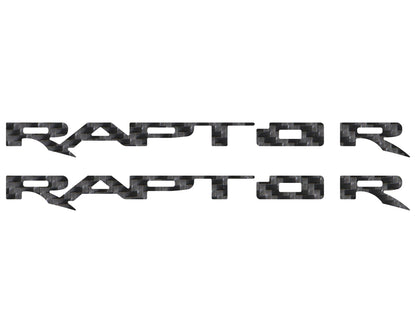 Running Board Emblem Overlays Fits 2017-2024 Ford F-150 Raptor by Tufskinz.com