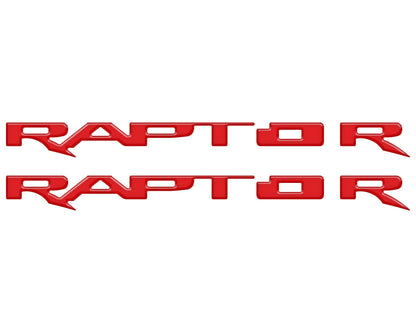 Running Board Emblem Overlays Fits 2017-2024 Ford F-150 Raptor by Tufskinz.com