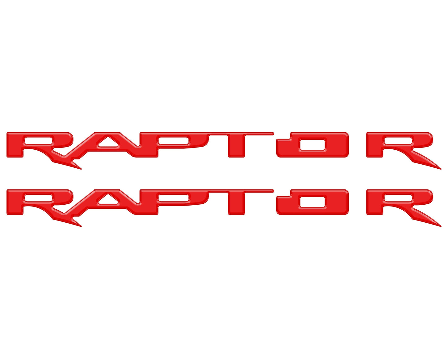 Running Board Emblem Overlays Fits 2017-2024 Ford F-150 Raptor by Tufskinz.com