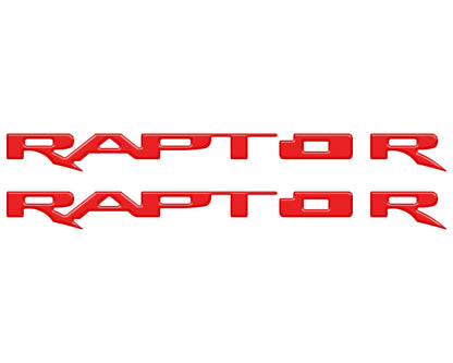 Running Board Emblem Overlays Fits 2017-2024 Ford F-150 Raptor by Tufskinz.com