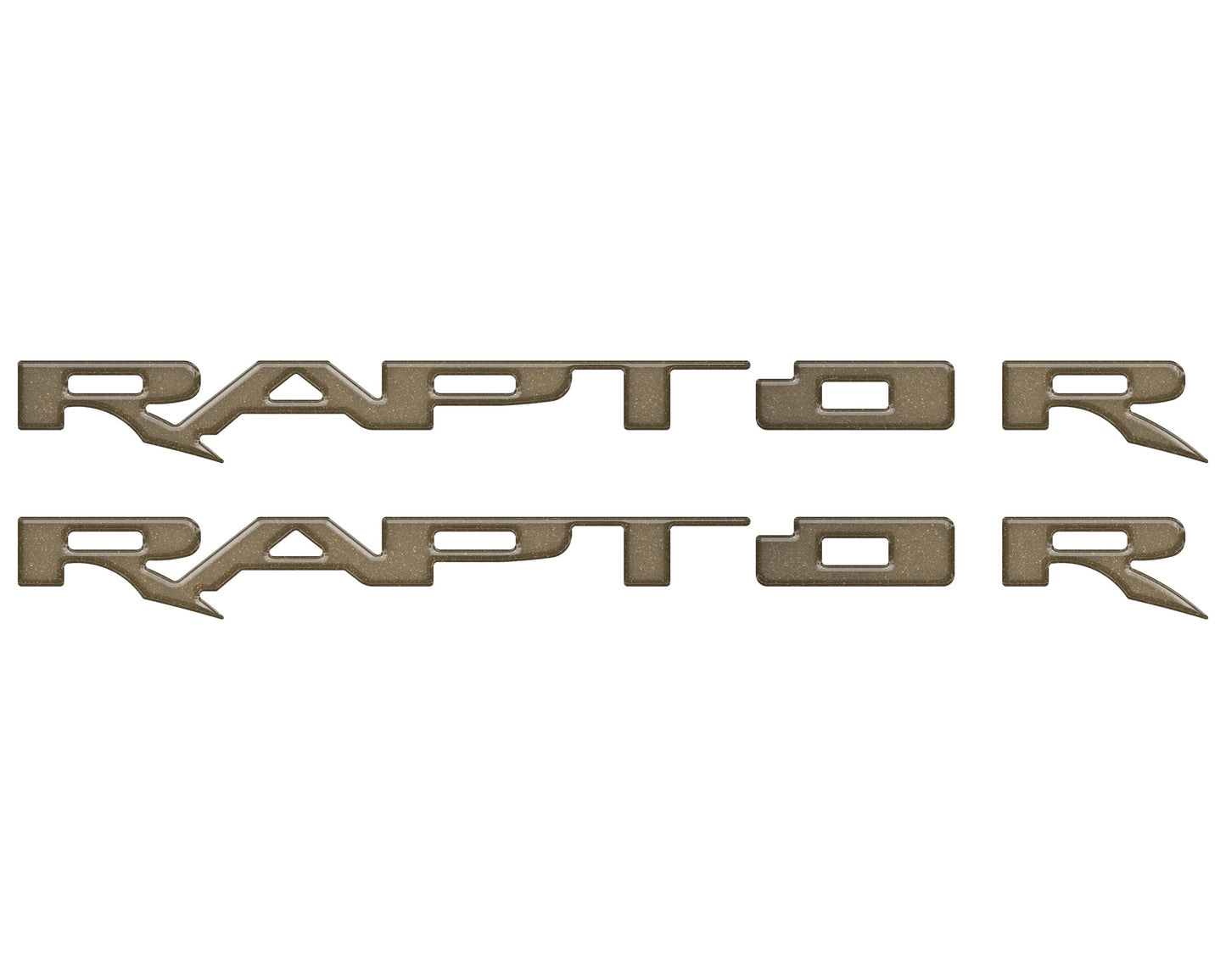 Running Board Emblem Overlays Fits 2017-2024 Ford F-150 Raptor by Tufskinz.com