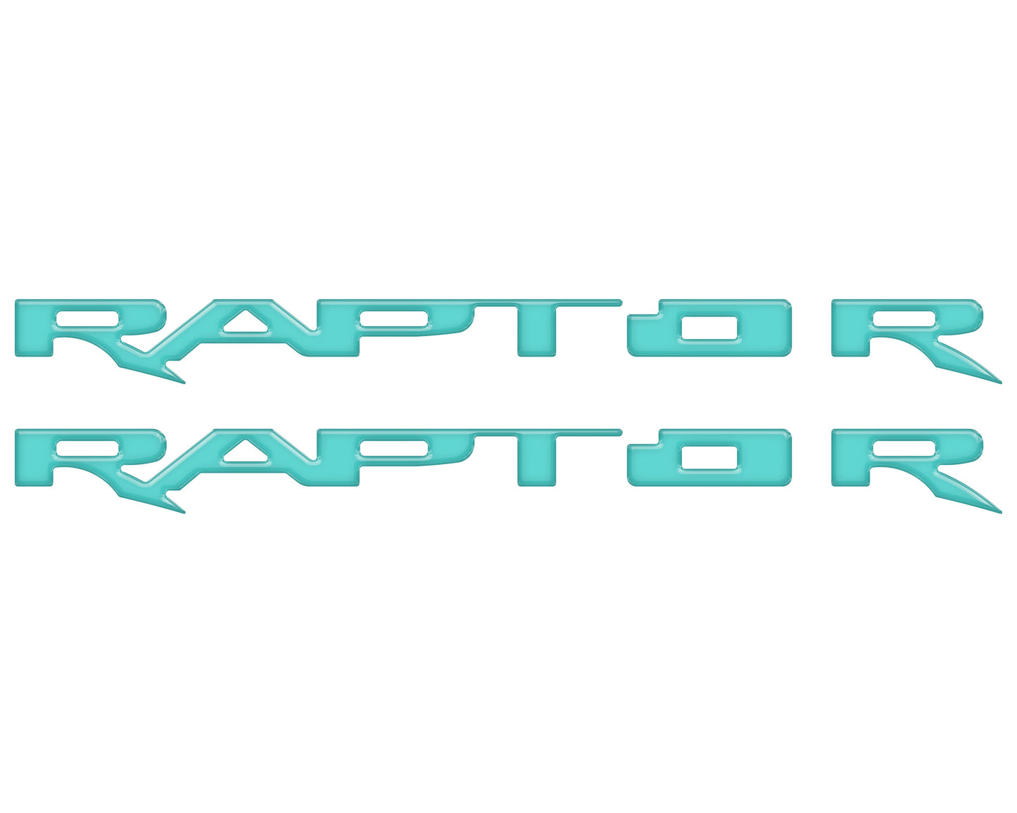 Running Board Emblem Overlays Fits 2017-2024 Ford F-150 Raptor by Tufskinz.com
