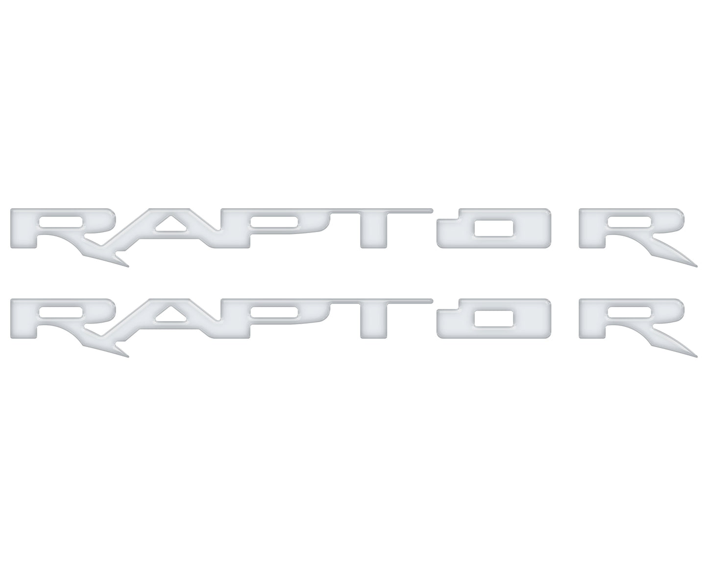 Running Board Emblem Overlays Fits 2017-2024 Ford F-150 Raptor by Tufskinz.com