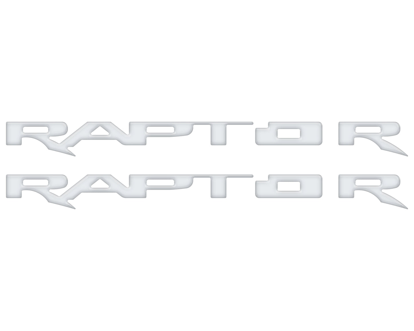 Running Board Emblem Overlays Fits 2017-2024 Ford F-150 Raptor by Tufskinz.com