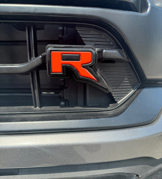 Raptor "R" Grille Letter Inserts Fits 2022-2026 Ford F-150 by Tufskinz.com