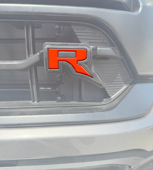 Raptor "R" Grille Letter Inserts Fits 2022-2026 Ford F-150 by Tufskinz.com