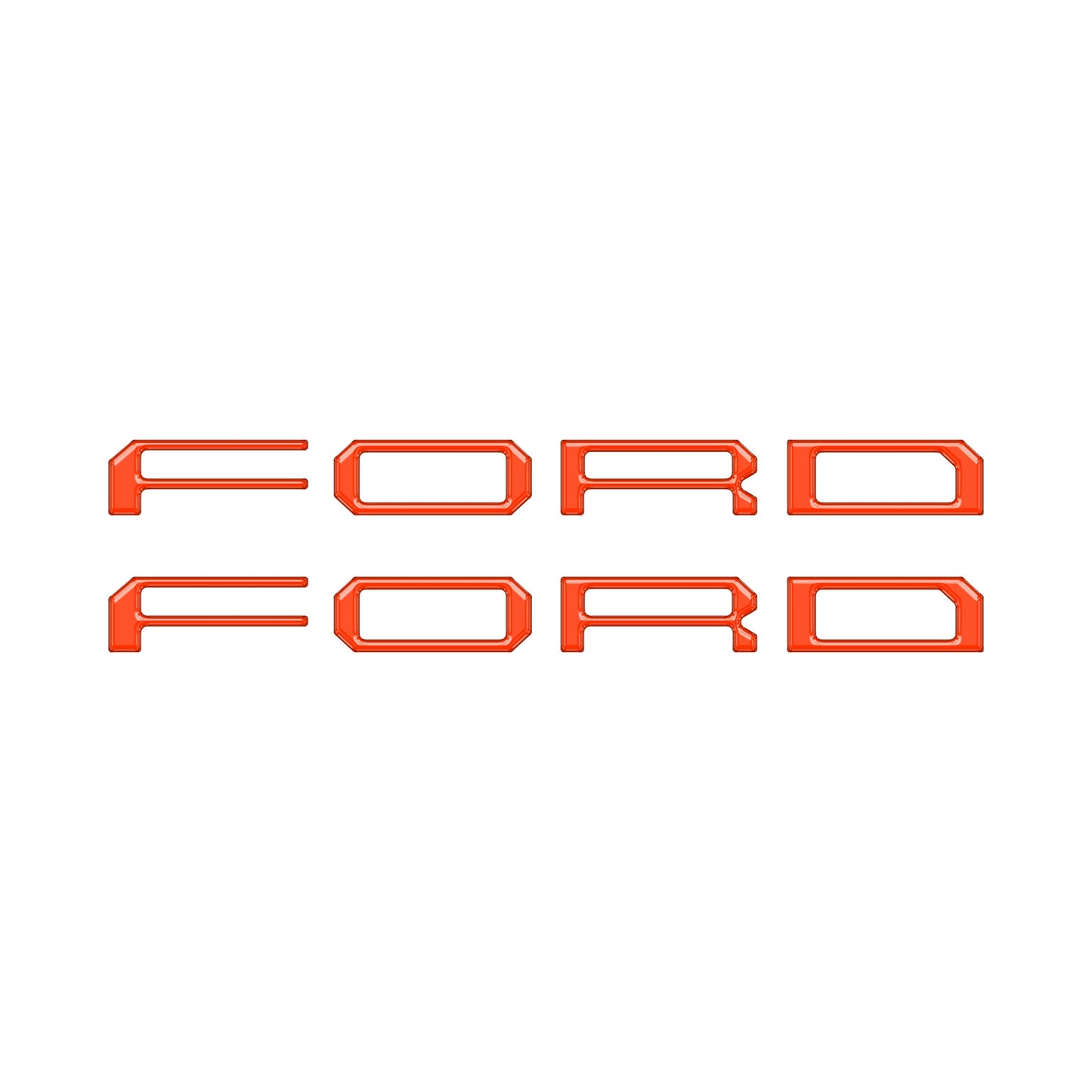Tremor Running Board Letter Inserts Fits 2021-2024 Ford F-150 by Tufskinz.com