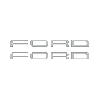 Tremor Running Board Letter Inserts Fits 2021-2024 Ford F-150 by Tufskinz.com
