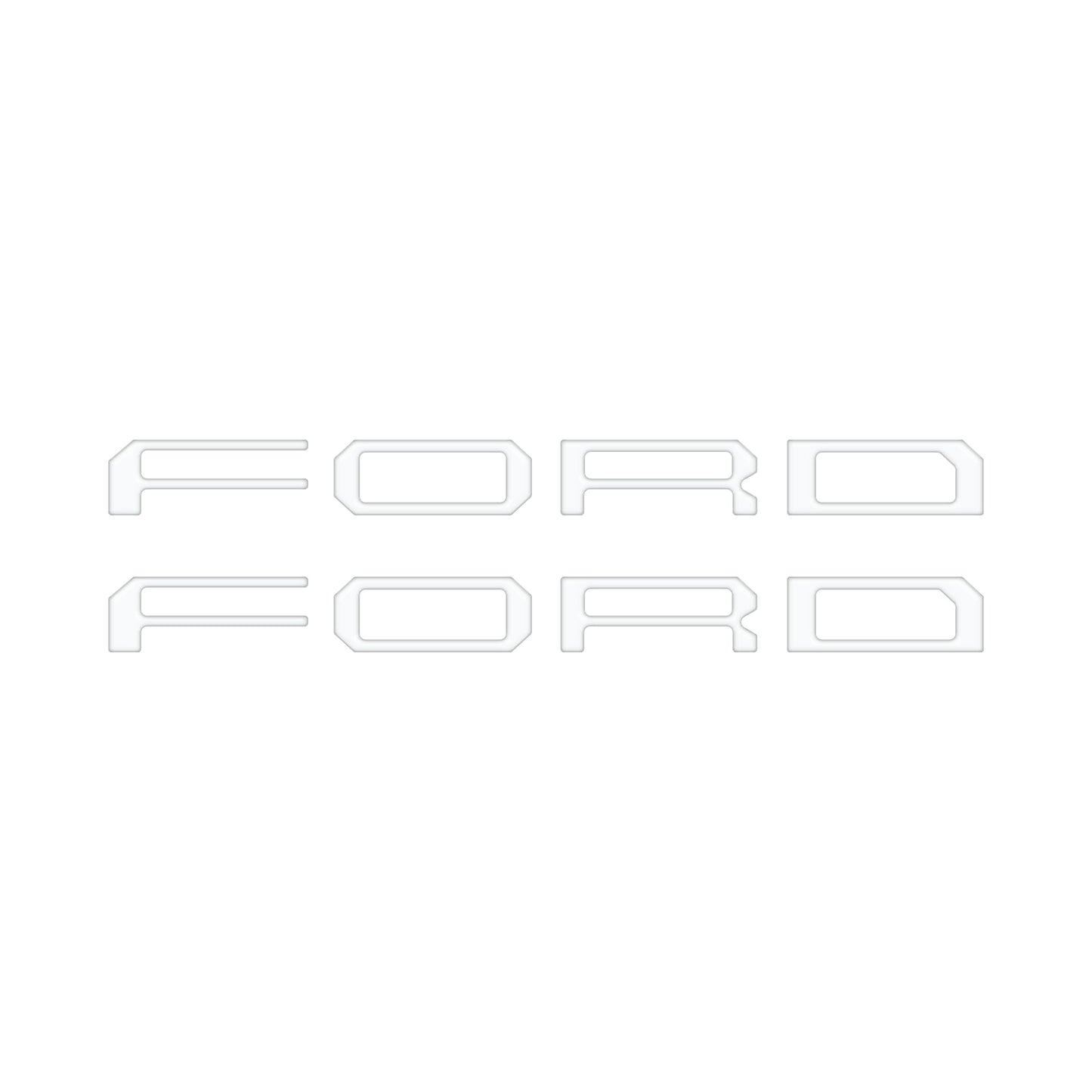 Tremor Running Board Letter Inserts Fits 2021-2024 Ford F-150 by Tufskinz.com