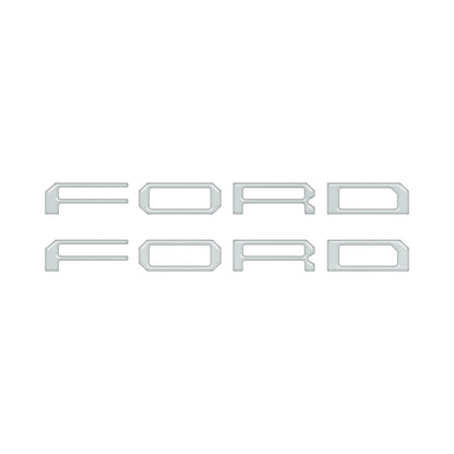Tremor/Raptor Running Board Letter Inserts Fits 2025-2026 Ford F-150 by Tufskinz.com