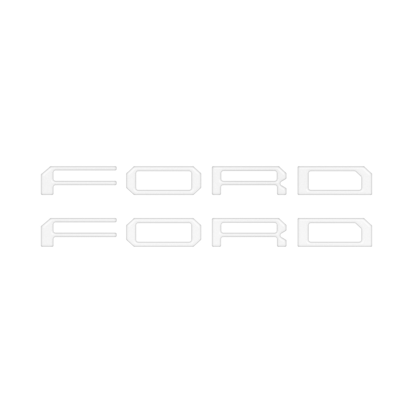 Tremor Running Board Letter Inserts Fits 2021-2024 Ford F-150 by Tufskinz.com