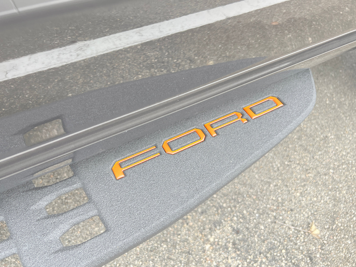Tremor Running Board Letter Inserts Fits 2021-2024 Ford F-150 by Tufskinz.com