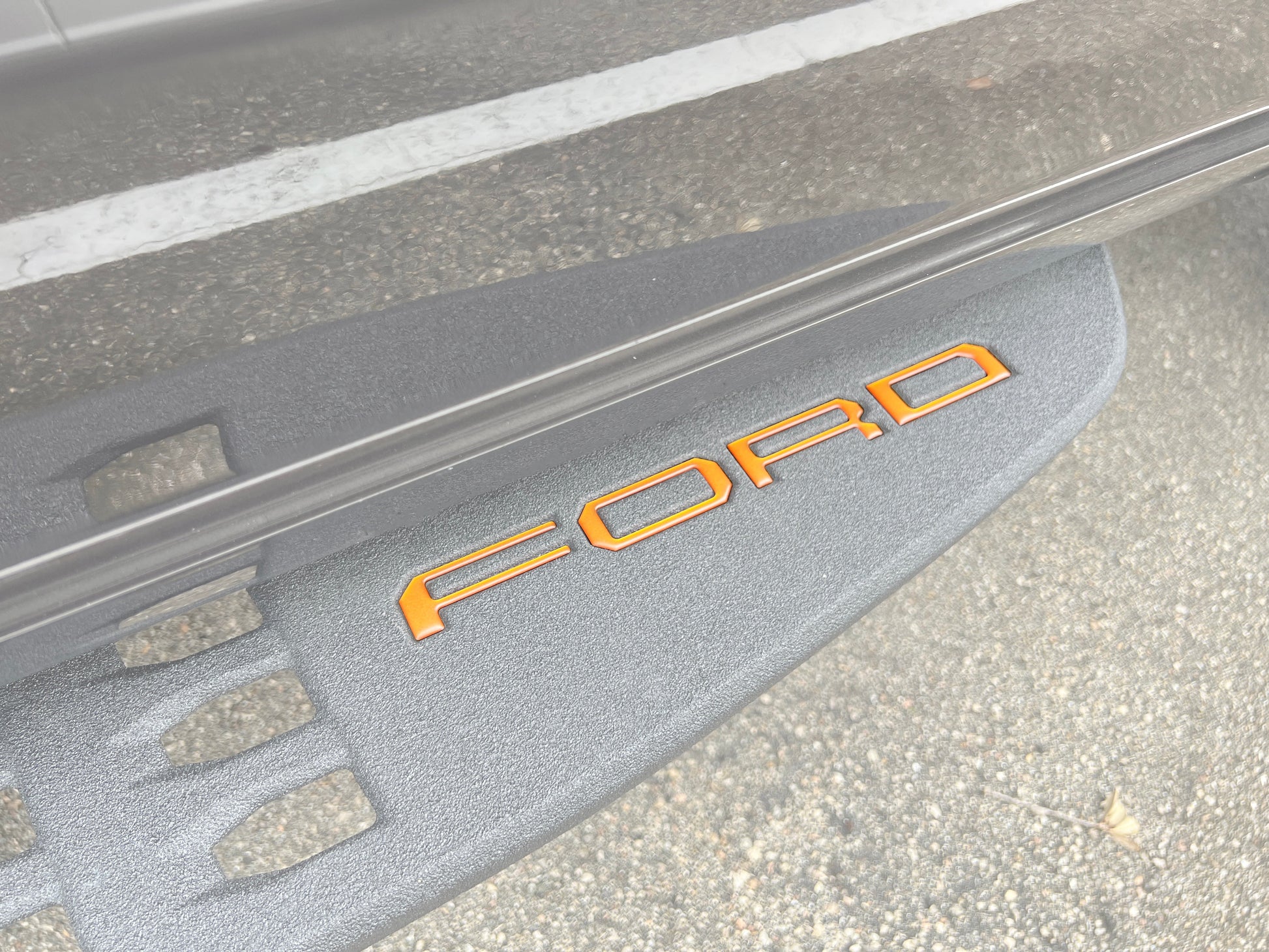 Tremor Running Board Letter Inserts Fits 2021-2024 Ford F-150 by Tufskinz.com