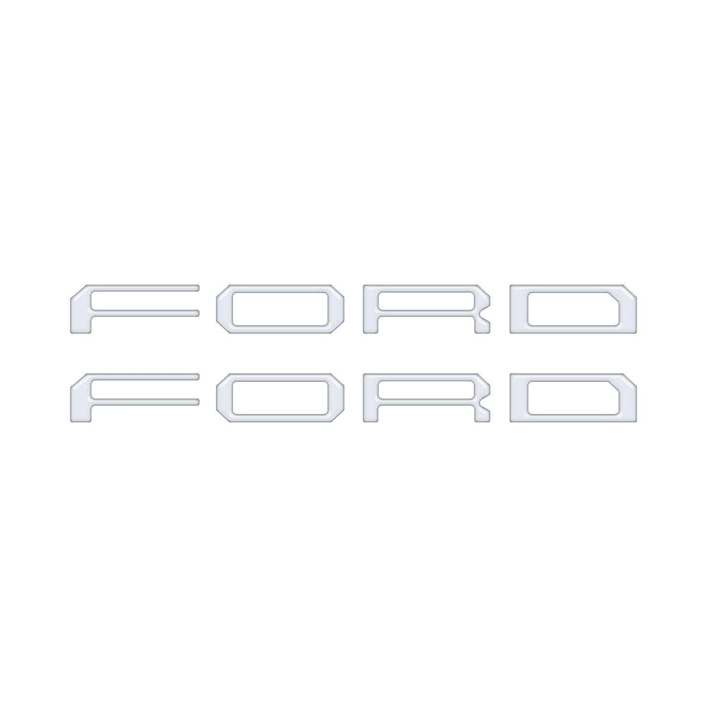 Tremor Running Board Letter Inserts Fits 2021-2024 Ford F-150 by Tufskinz.com