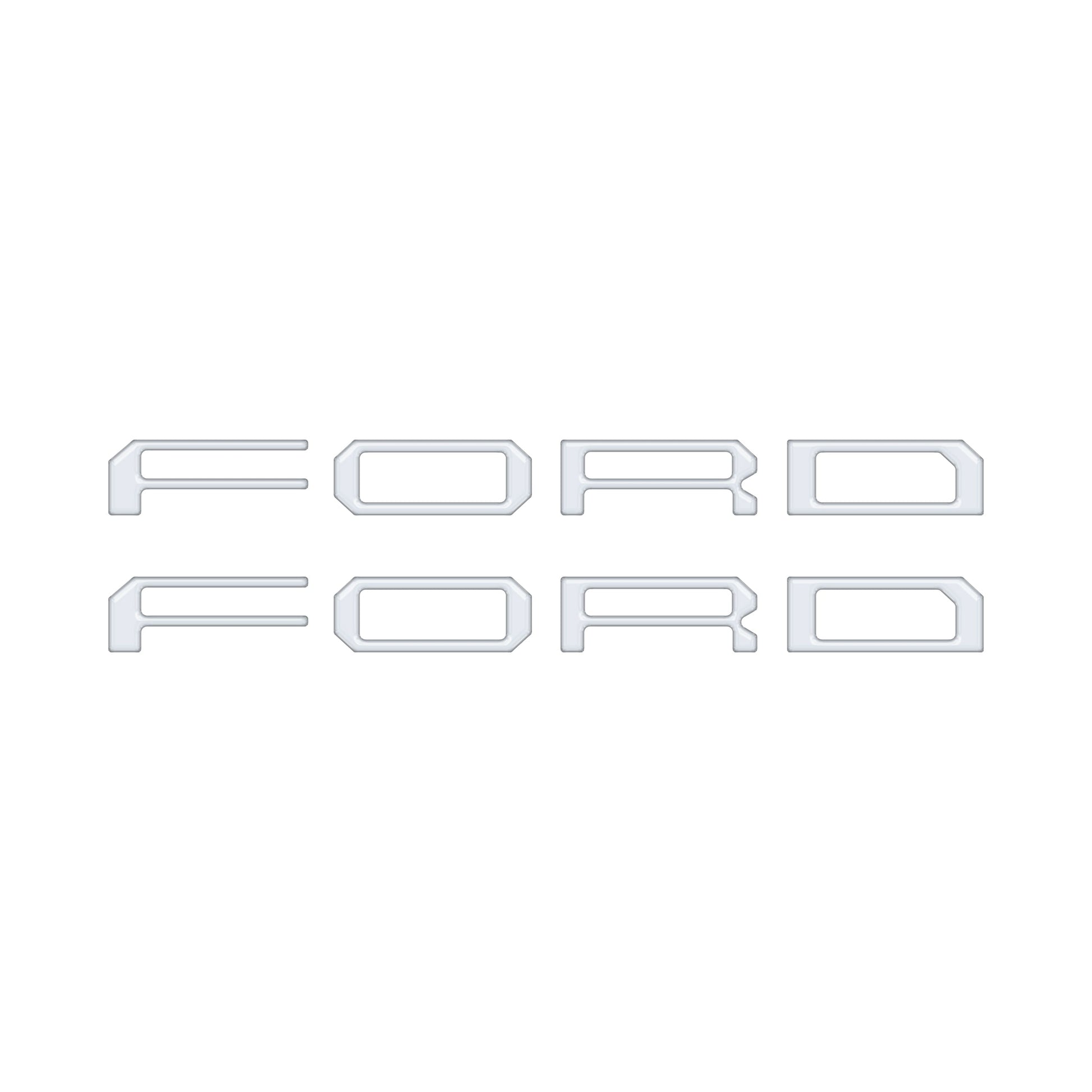 Tremor/Raptor Running Board Letter Inserts Fits 2025-2026 Ford F-150 by Tufskinz.com