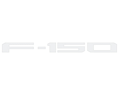 Tailgate Letter Inserts Fits 2021-2026 Ford F-150 by Tufskinz.com
