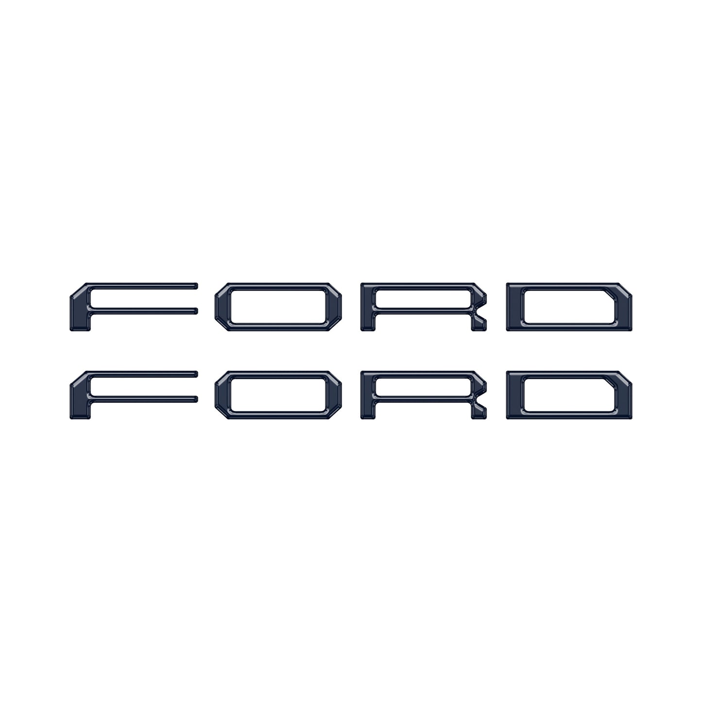 Tremor/Raptor Running Board Letter Inserts Fits 2025-2026 Ford F-150 by Tufskinz.com