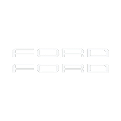 Tremor/Raptor Running Board Letter Inserts Fits 2025-2026 Ford F-150 by Tufskinz.com