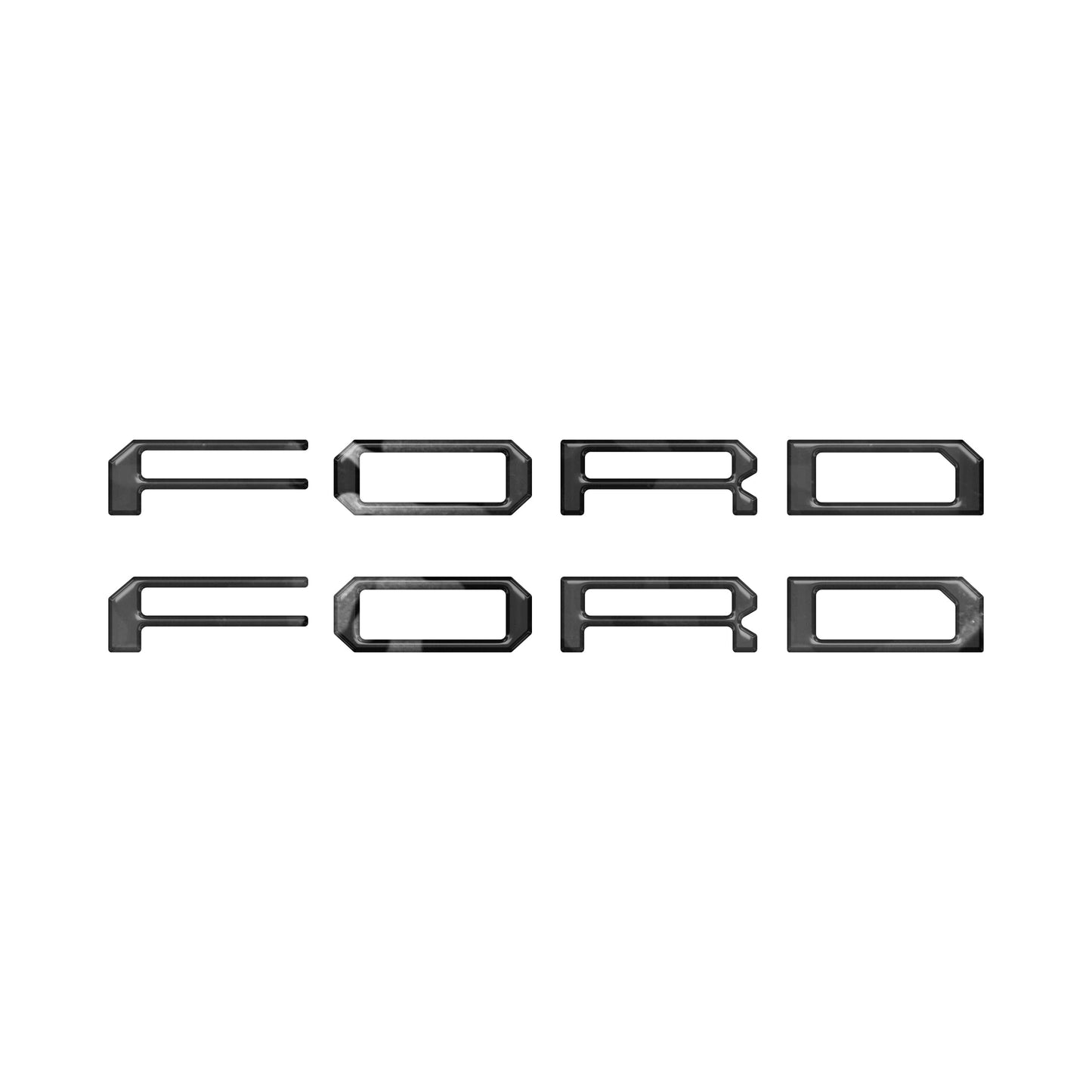 Tremor/Raptor Running Board Letter Inserts Fits 2025-2026 Ford F-150 by Tufskinz.com