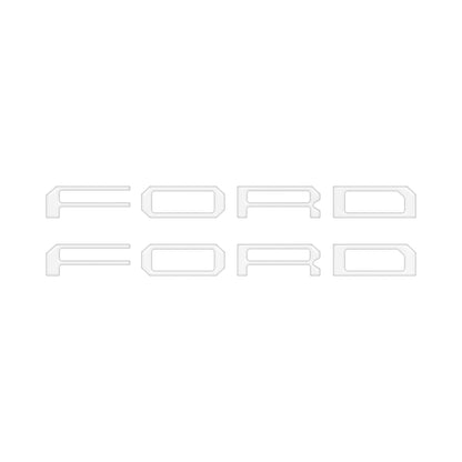 Tremor/Raptor Running Board Letter Inserts Fits 2025-2026 Ford F-150 by Tufskinz.com