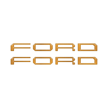Tremor/Raptor Running Board Letter Inserts Fits 2025-2026 Ford F-150 by Tufskinz.com
