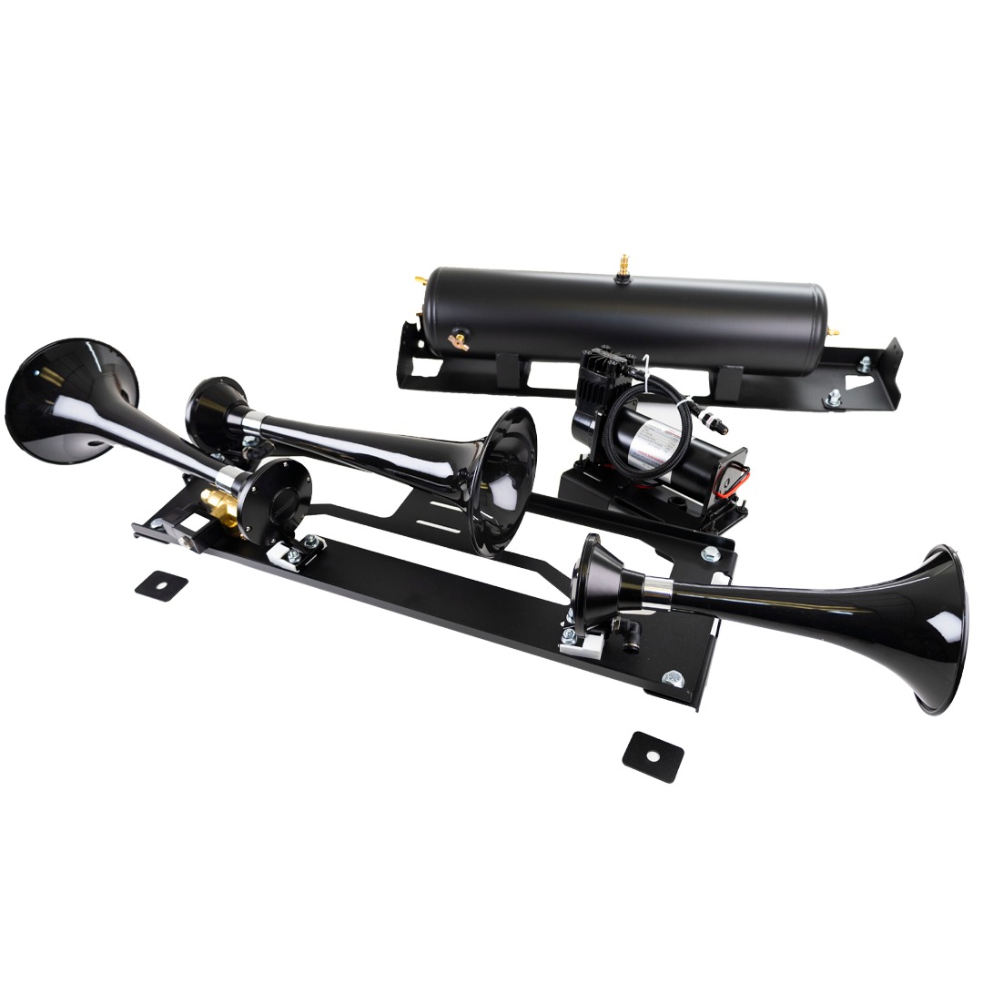 Ford F-250, F-350 Onboard Air System with Model 230 Horns by Kleinn Automotive Accessories