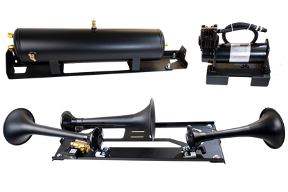 Ford F-250, F-350 Onboard Air System with Model 730 Horns by Kleinn Automotive Accessories