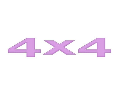 4X4 Emblem by Tufskinz.com