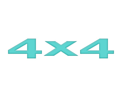 4X4 Emblem by Tufskinz.com