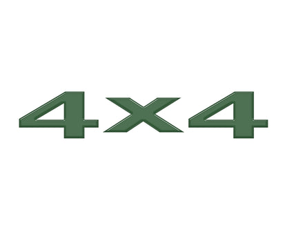 4X4 Emblem by Tufskinz.com