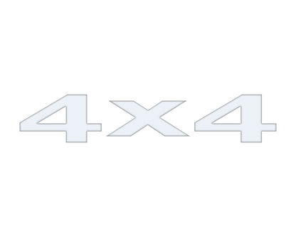 4X4 Emblem by Tufskinz.com