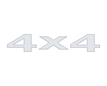 4X4 Emblem by Tufskinz.com