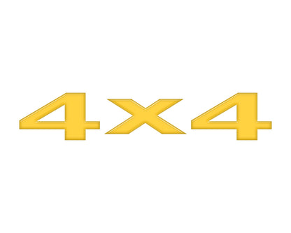 4X4 Emblem by Tufskinz.com