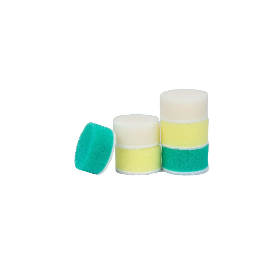 Foam Car Polishing Pads Kit - 1in, 2in, 3in (6 Pack) by MaxshineUSA