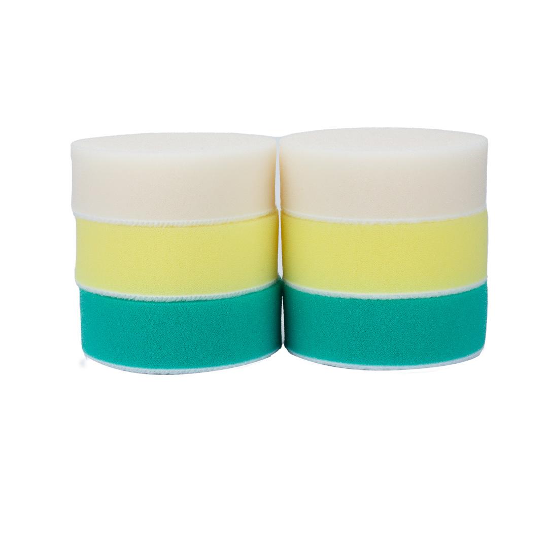 Foam Car Polishing Pads Kit - 1in, 2in, 3in (6 Pack) by MaxshineUSA