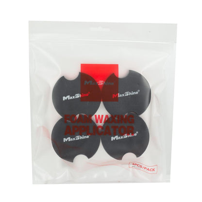 Rubber Backed Car Wax Foam Applicator Pad - 4 Pack by MaxshineUSA