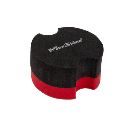 Rubber Backed Car Wax Foam Applicator Pad - 4 Pack by MaxshineUSA