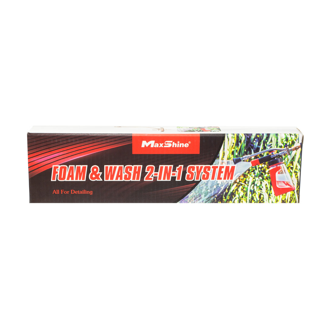 Dual Lance Pressure Washer Wand | Foam and Wash 2 in 1 System by MaxshineUSA