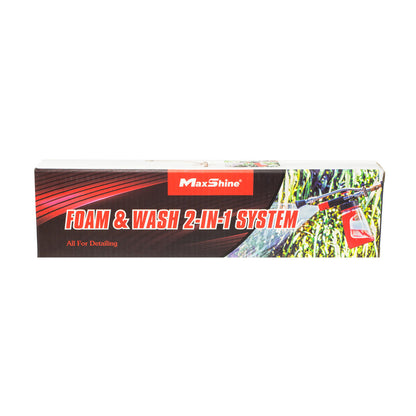 Dual Lance Pressure Washer Wand | Foam and Wash 2 in 1 System by MaxshineUSA