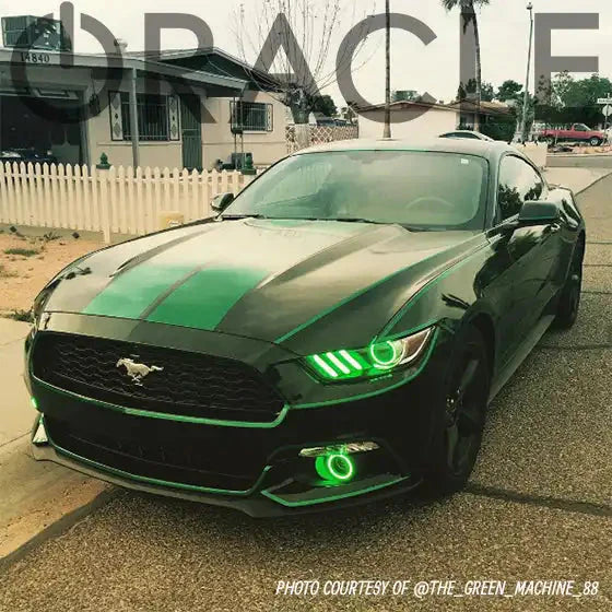ORACLE Lighting 2015-2017 Ford Mustang LED Projector Surface Mount Fog Light Halo Kit by ORACLE Lighting