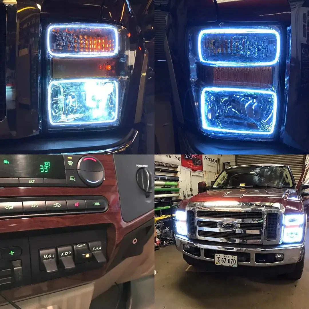 ORACLE Lighting 2008-2010 Ford F-250/F-350 Super Duty LED Headlight Halo Kit by ORACLE Lighting