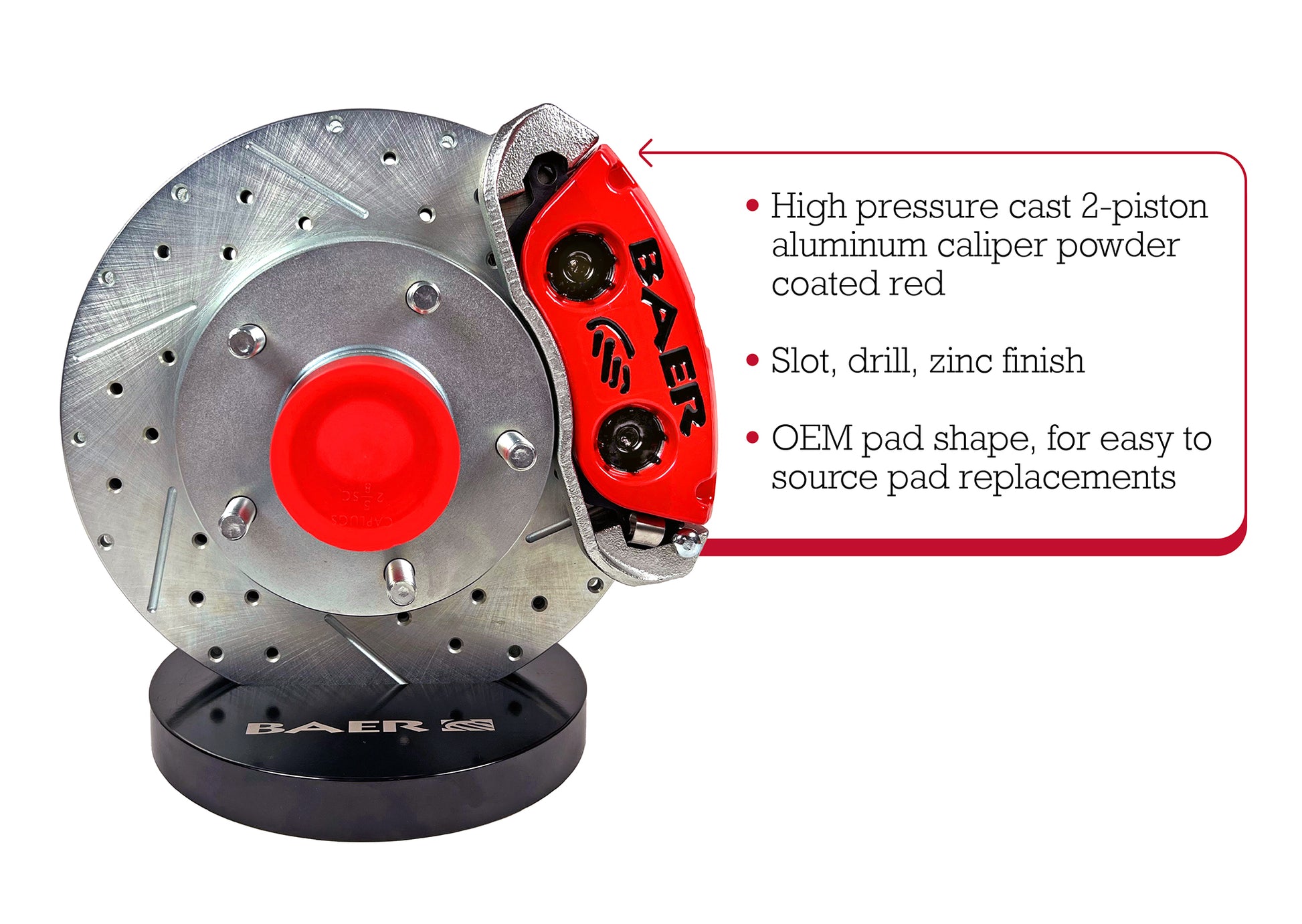 Fits 1962-1969 Mustang/Fairlane/Falcon/Torino/Cougar/Comet/Cyclone by Baer Brake Systems
