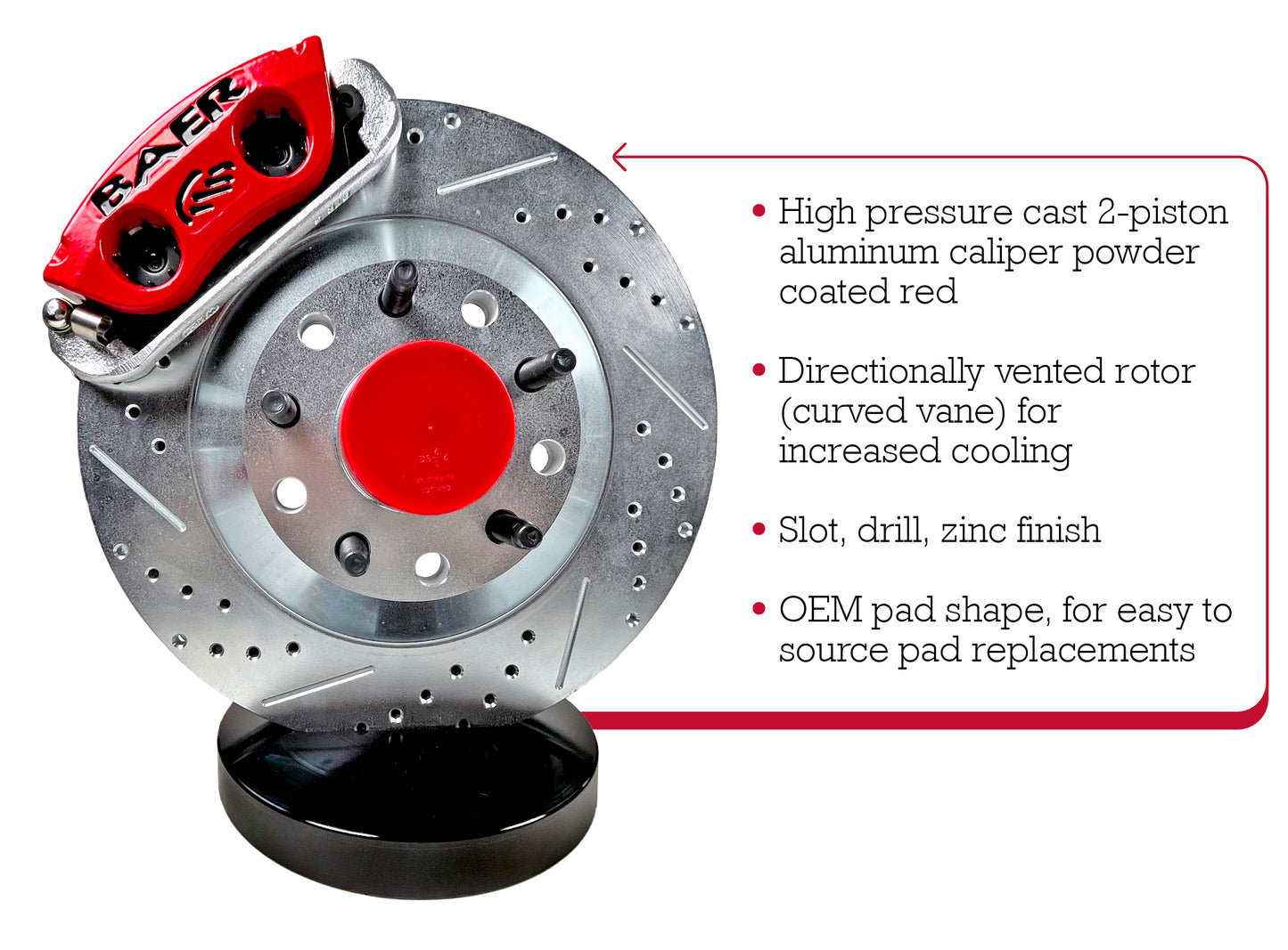 Baer Brakes 13" Classic Series Brake Kit - Front by Baer Brake Systems