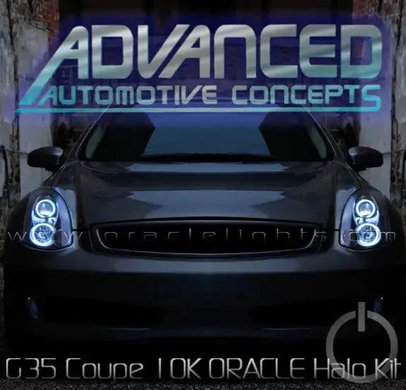 ORACLE Lighting 2006-2007 Infiniti G35 Coupe LED Headlight Halo Kit by ORACLE Lighting