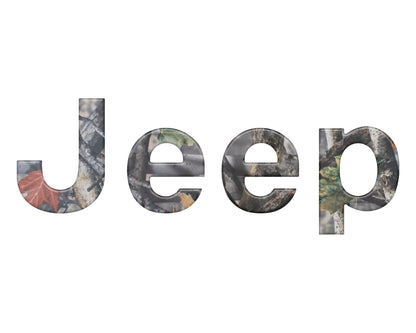Tailgate Letter Overlays Fits 2019-2026 Jeep Gladiator by Tufskinz.com