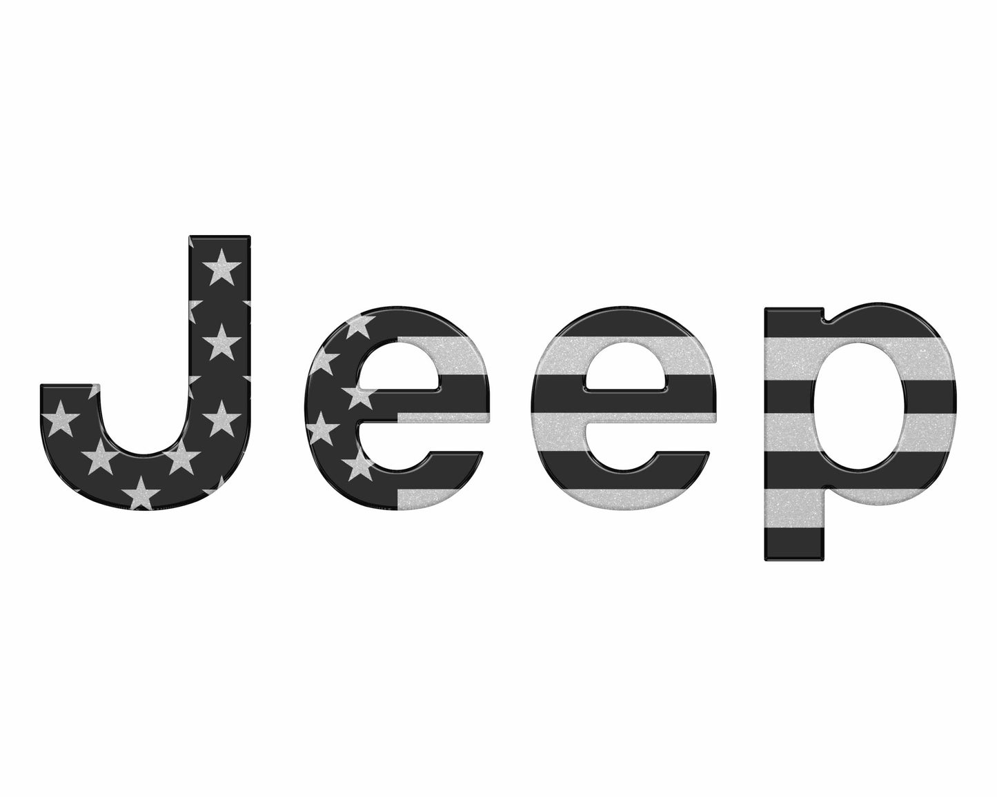 Tailgate Letter Overlays Fits 2019-2026 Jeep Gladiator by Tufskinz.com