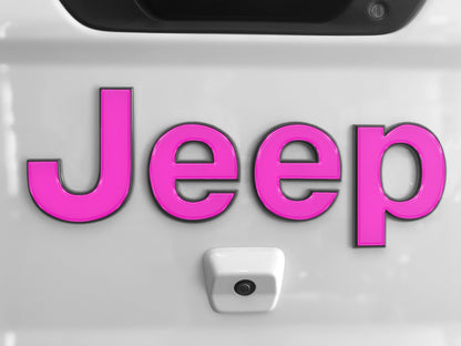 Tailgate Letter Overlays Fits 2019-2026 Jeep Gladiator by Tufskinz.com