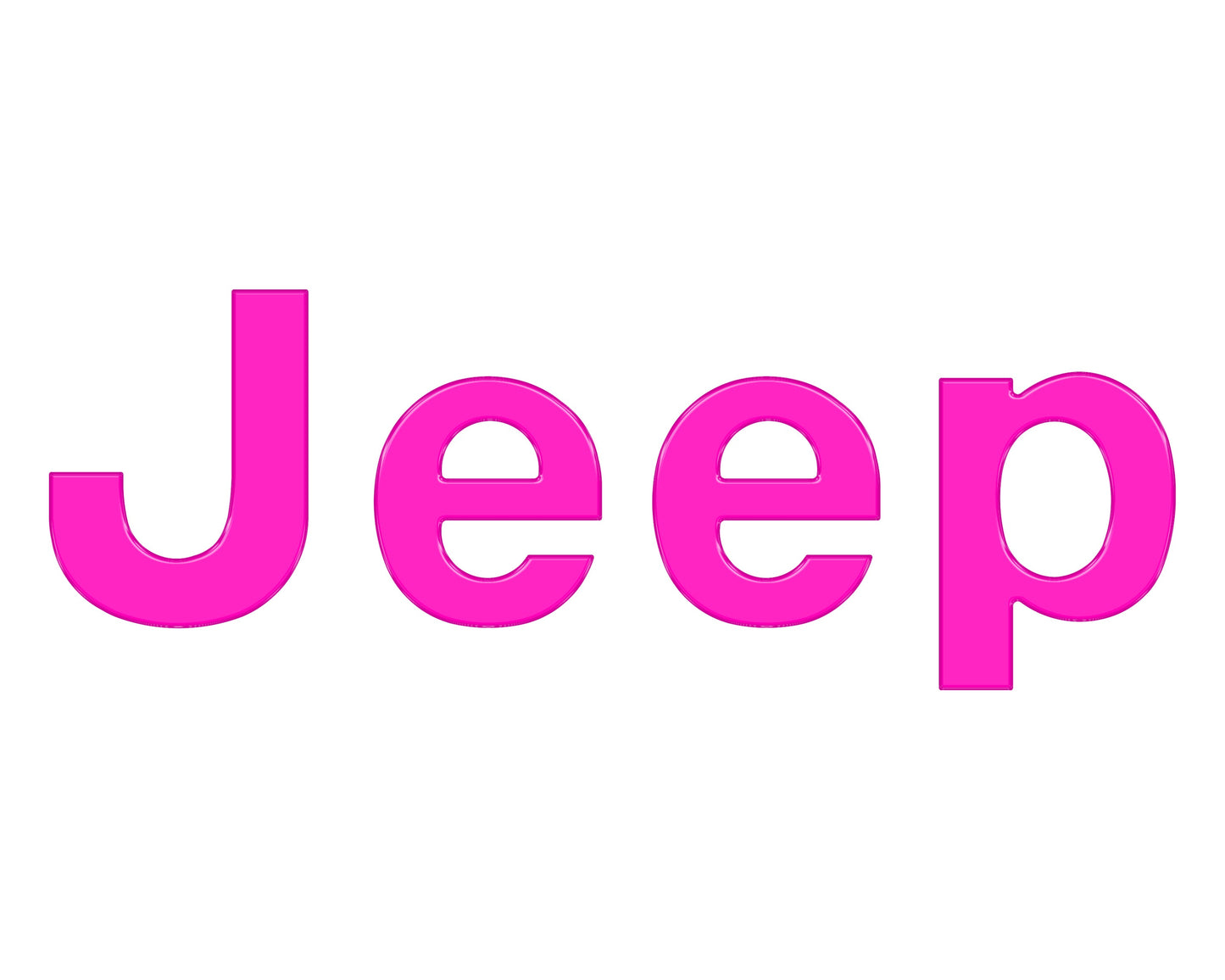 Tailgate Letter Overlays Fits 2019-2026 Jeep Gladiator by Tufskinz.com