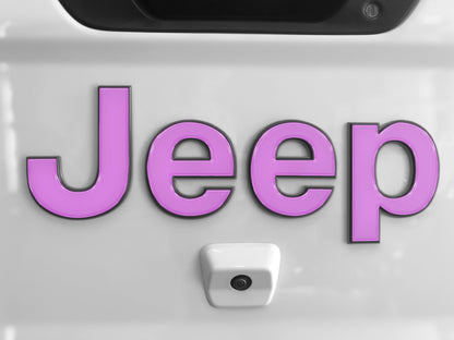 Tailgate Letter Overlays Fits 2019-2026 Jeep Gladiator by Tufskinz.com
