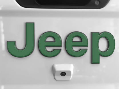 Tailgate Letter Overlays Fits 2019-2026 Jeep Gladiator by Tufskinz.com